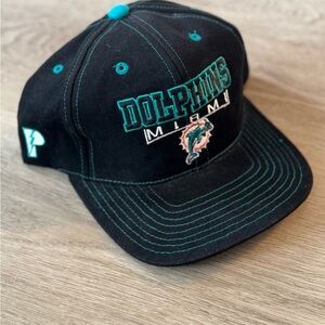 Rare Vintage 90s Miami Dolphins NFL Pro Player Strapback Hat
